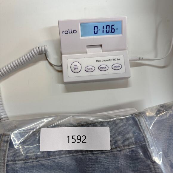 Hot Topic Blue Jean Shorts with Skull Embroidery - Picture 11 of 11